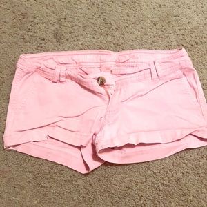 Mossimo super-short pink shorts